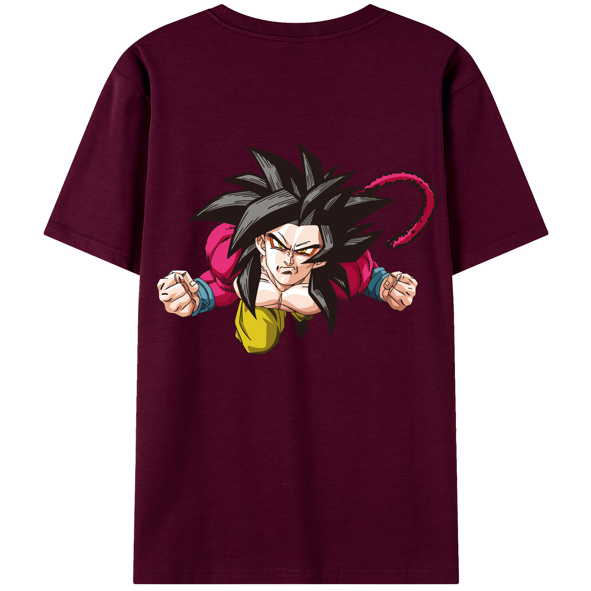 （画像用） ドラゴンボール 孫悟空（そん ごくう）Son Goku カカロット DRAGON BALL Kakarotto レディース半袖Tシャツ(バックプリント)